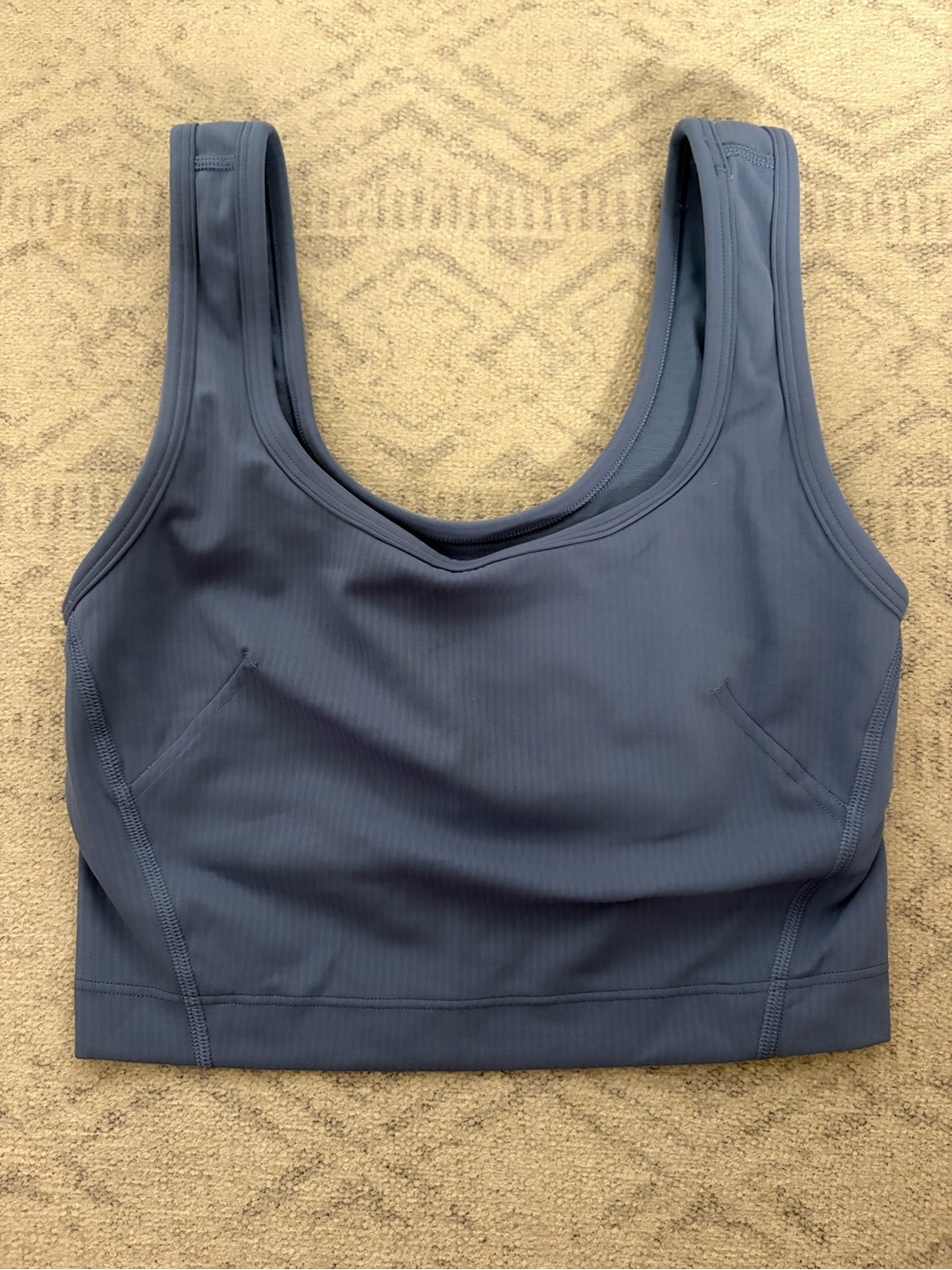 Lululemon Scoop Neck Sports Bra - Slate Blue
